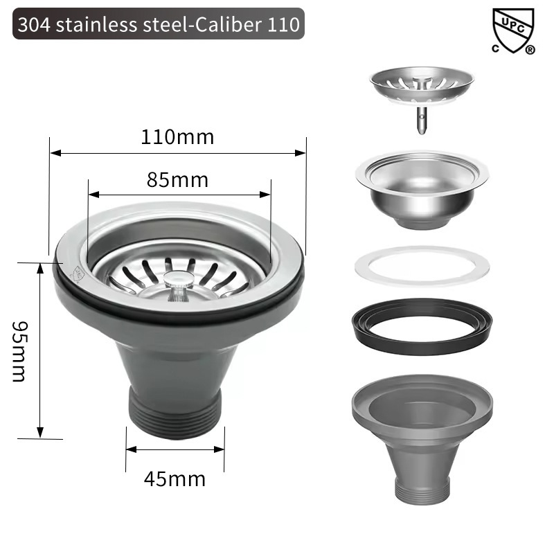 Bouchon d'évier en acier inoxy - Overflow Pipe Clip avis et prix